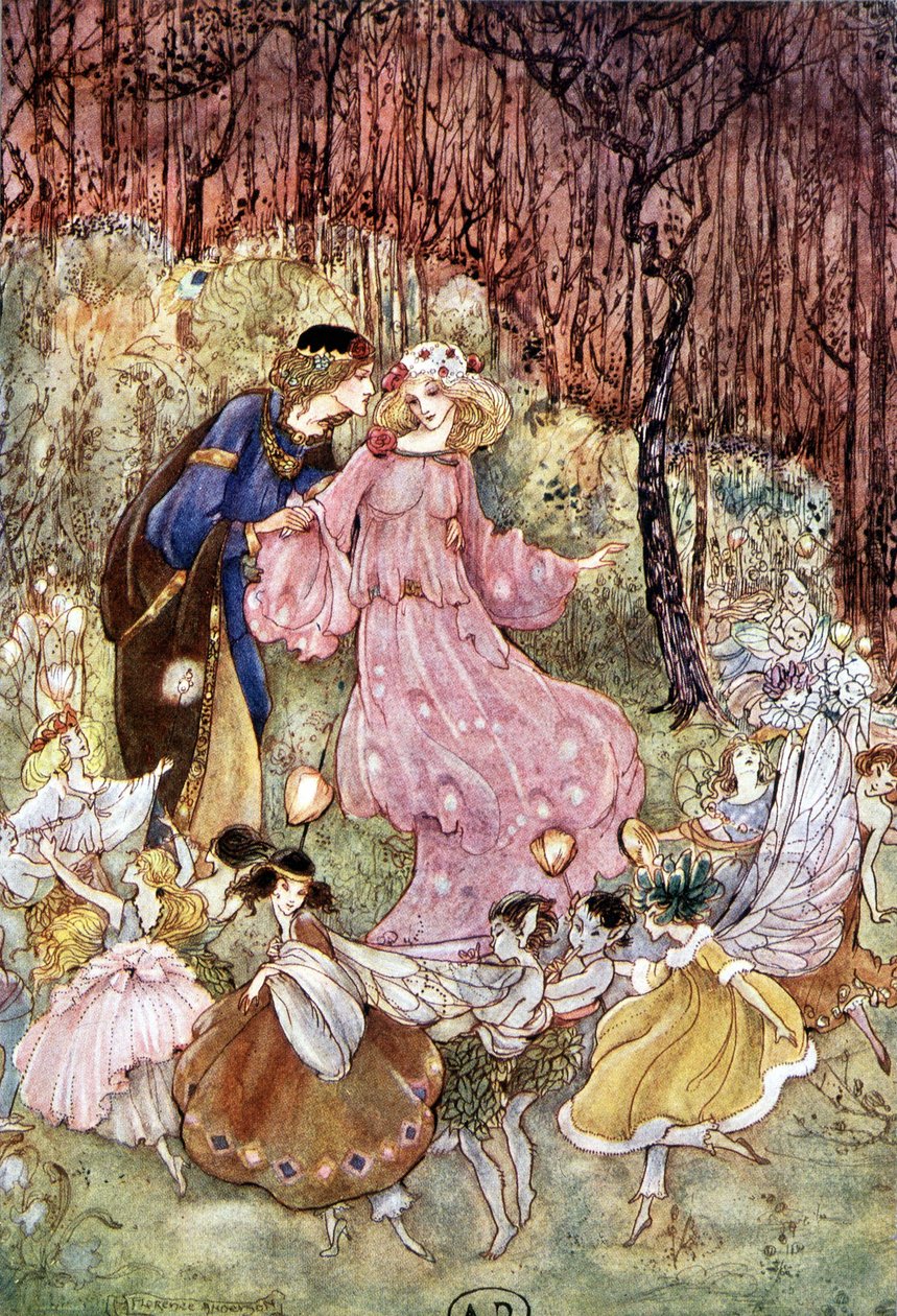 Pari ja tontut - Fiona Malcomin "My Fairyland" -elokuvassa, sairas Florence Anderson tekijältä Florence Anderson