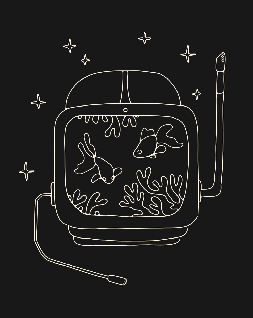 Astronauttikypärä vedessä tekijältä Florent Bodart