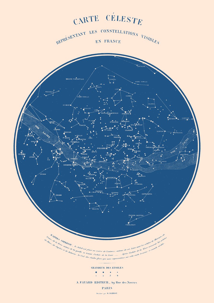 Carte Celeste – ASTER EDITION, 2022 (digitaalinen) tekijältä Florent Bodart
