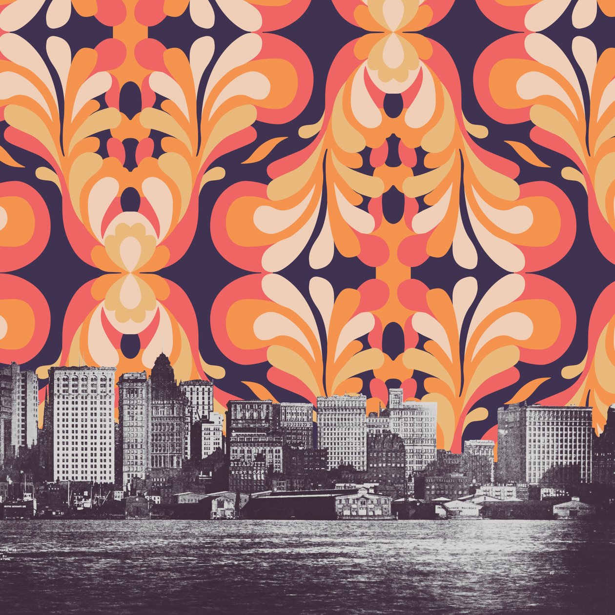 Värikäs taivas New Yorkin yllä tekijältä Florent Bodart