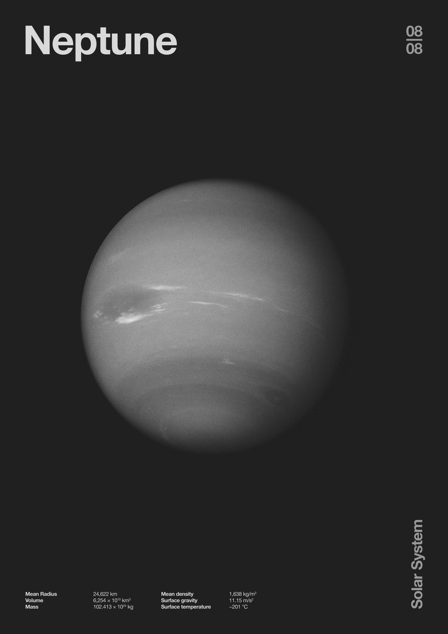 Neptune: Minimal Planets Datas, 2023 (digitaalinen) tekijältä Florent Bodart