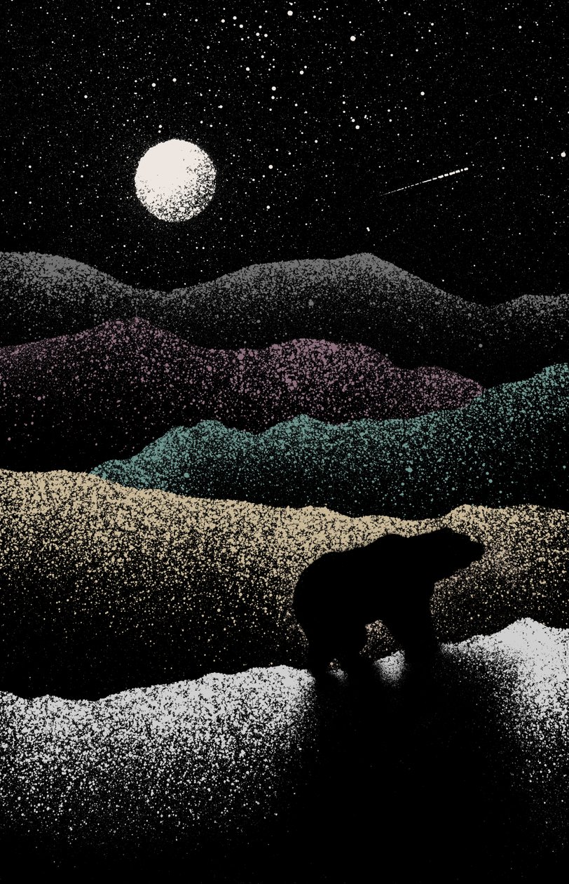 vaeltava karhu, 2019 (digitaalinen) tekijältä Florent Bodart