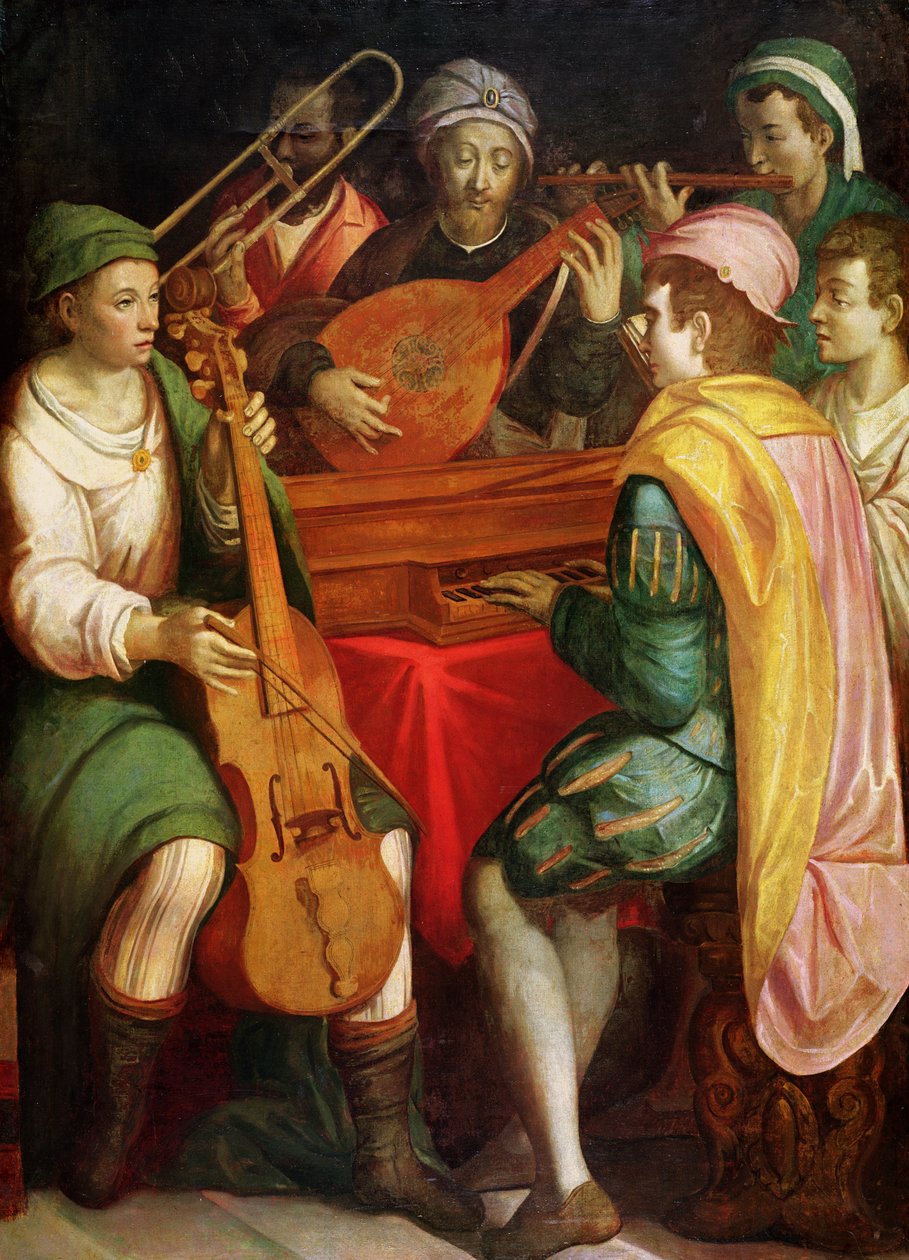 Konsertti, 1500-luvun loppu tekijältä Florentine School