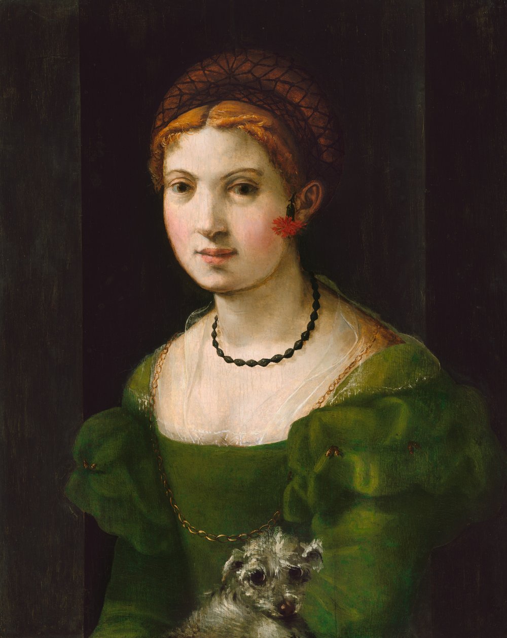 Nuoren naisen muotokuva tekijältä Florentine 16th Century