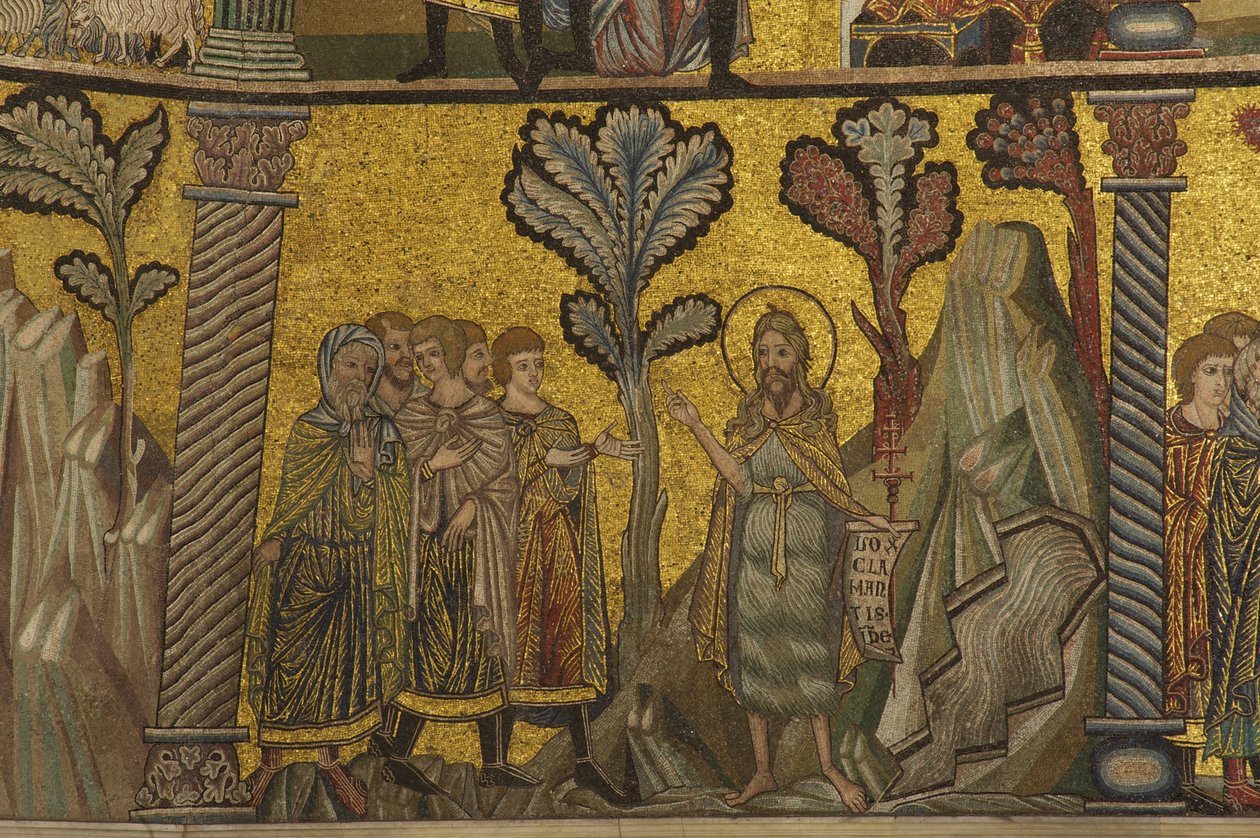 Baptistien saarna (mosaiikki) tekijältä Florentine School