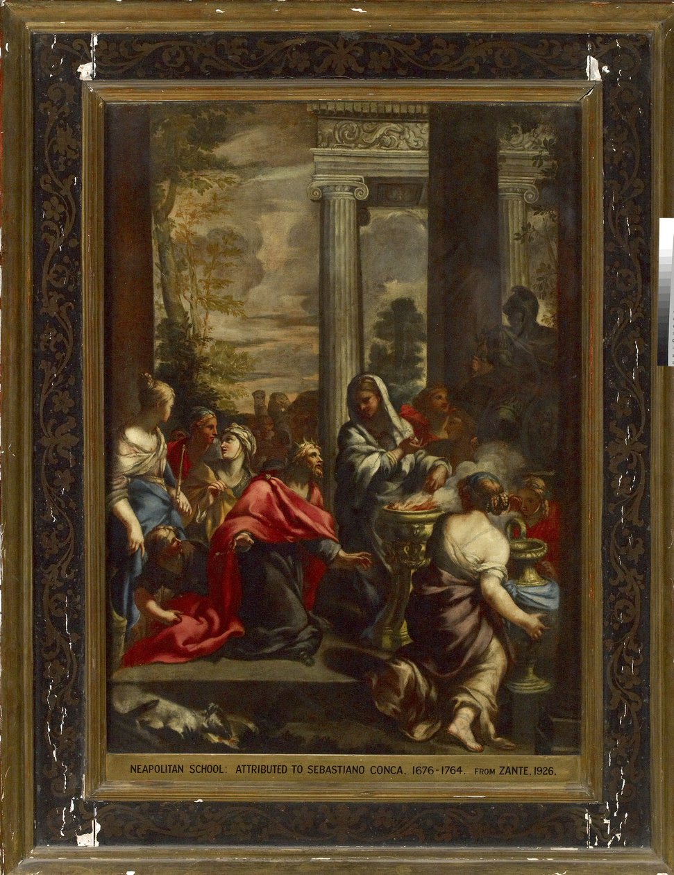 Salomonin epäjumalanpalvelus, n. 1675-1695 tekijältä Florentine School