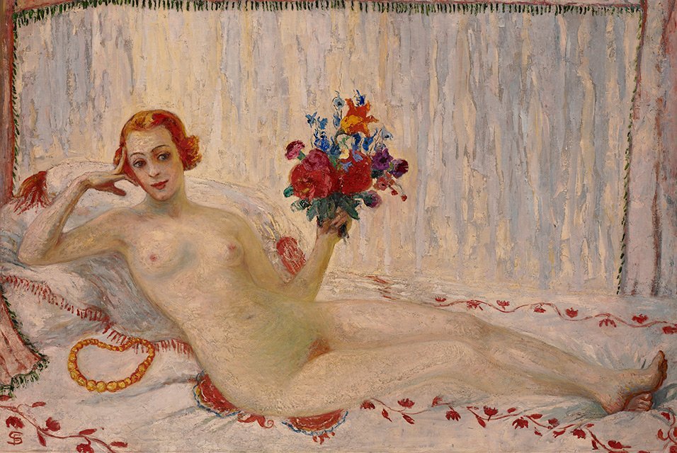  Malli alaston omakuva tekijältä Florine Stettheimer