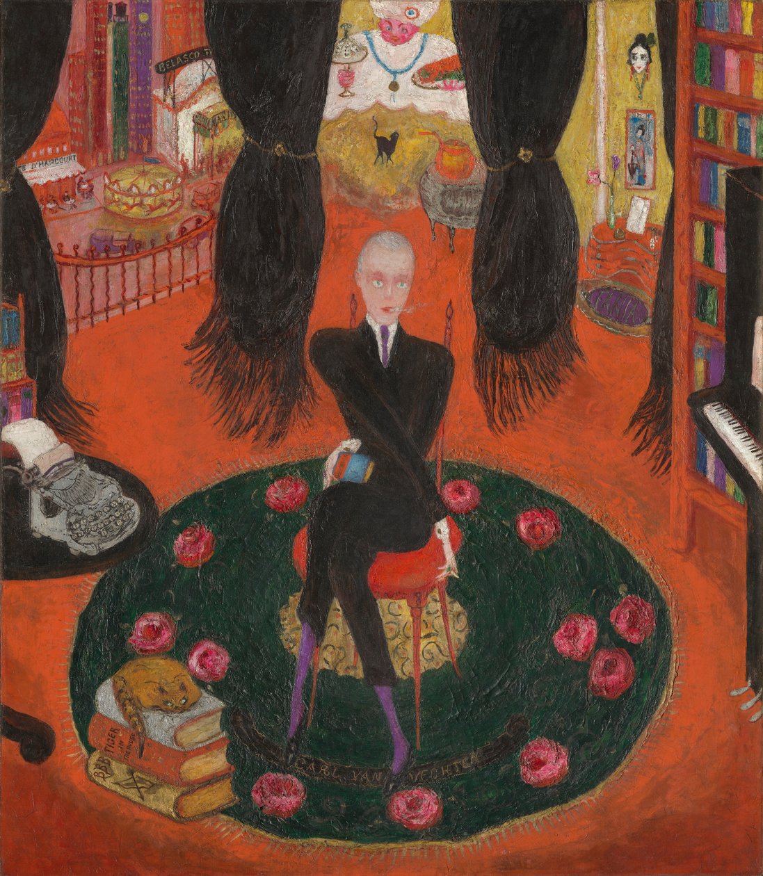 Carl Van Vechten (acabament de 1880 tekijältä Florine Stettheimer