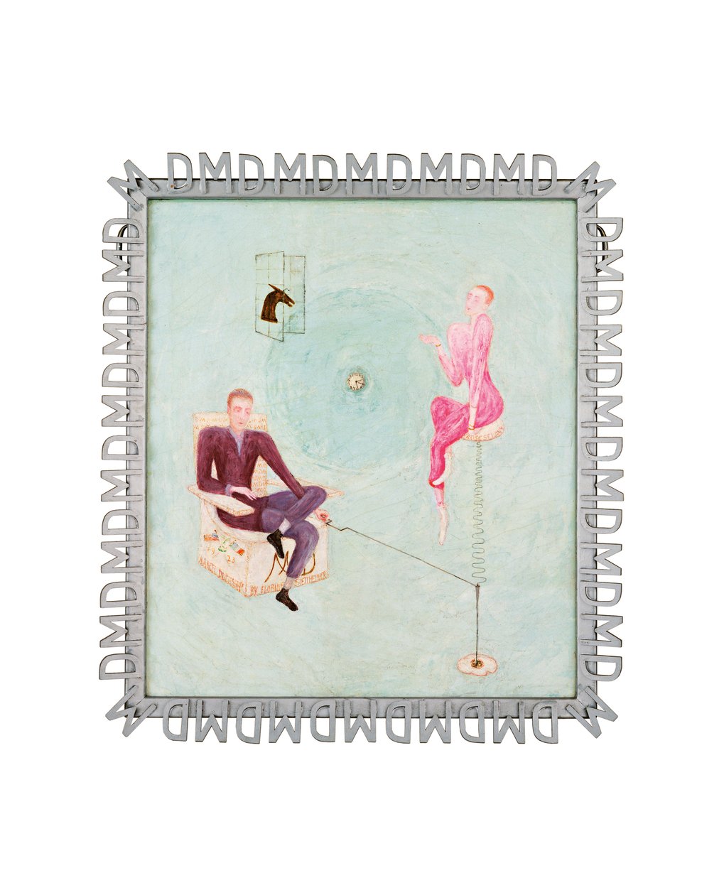 Muotokuva Marcel Duchampista ja Rose Sélavysta (öljy kankaalle) tekijältä Florine Stettheimer