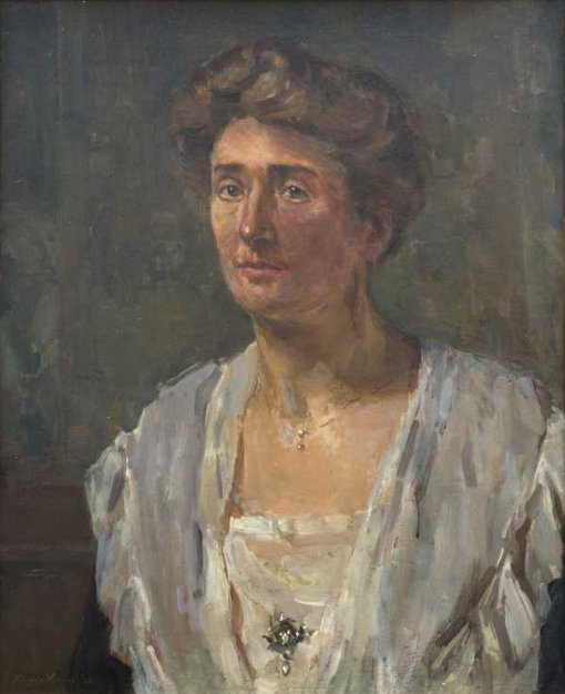 Henriette van Heukelom-van den Brandelerin muotokuva tekijältä Floris Verster