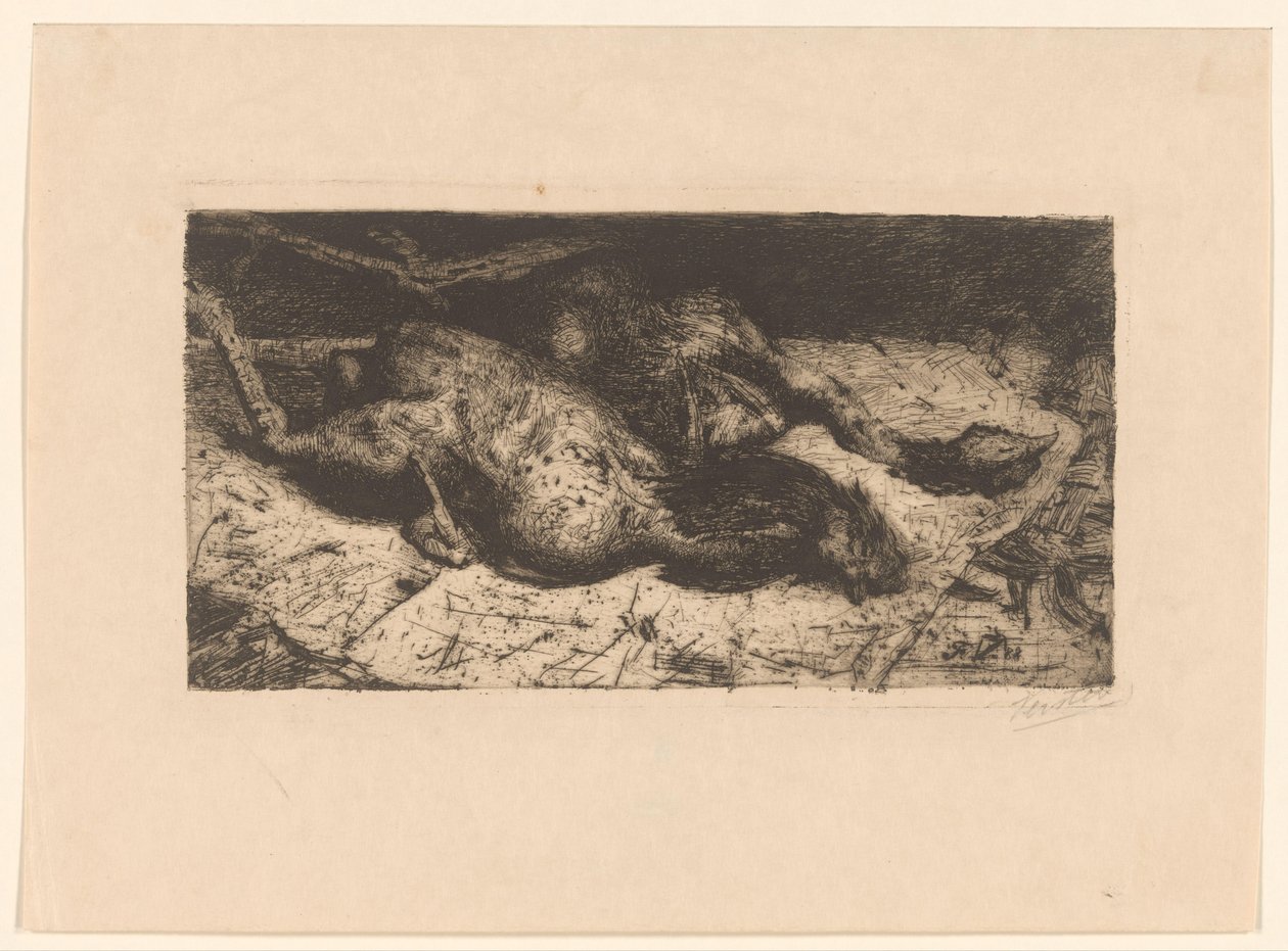 Geplukte Hanen (alkuperäinen nimi) tekijältä Floris Verster (signed by artist)
