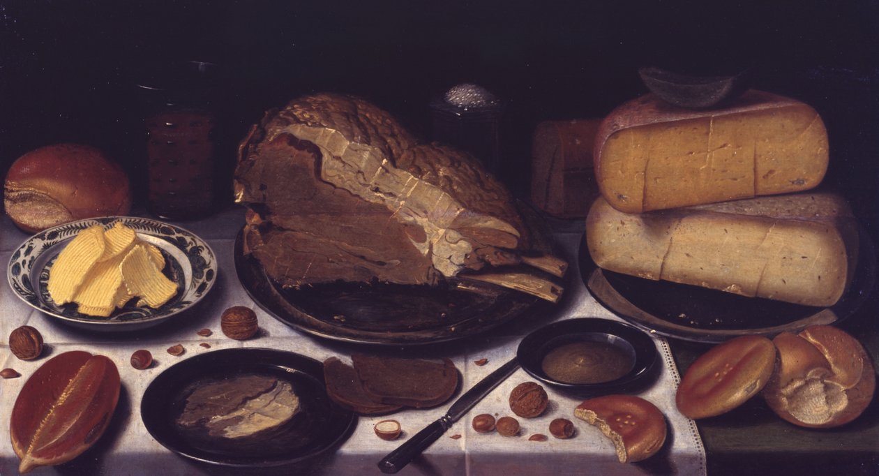 Aamiainen, 1615-1620 tekijältä Floris Gerritsz van Schooten