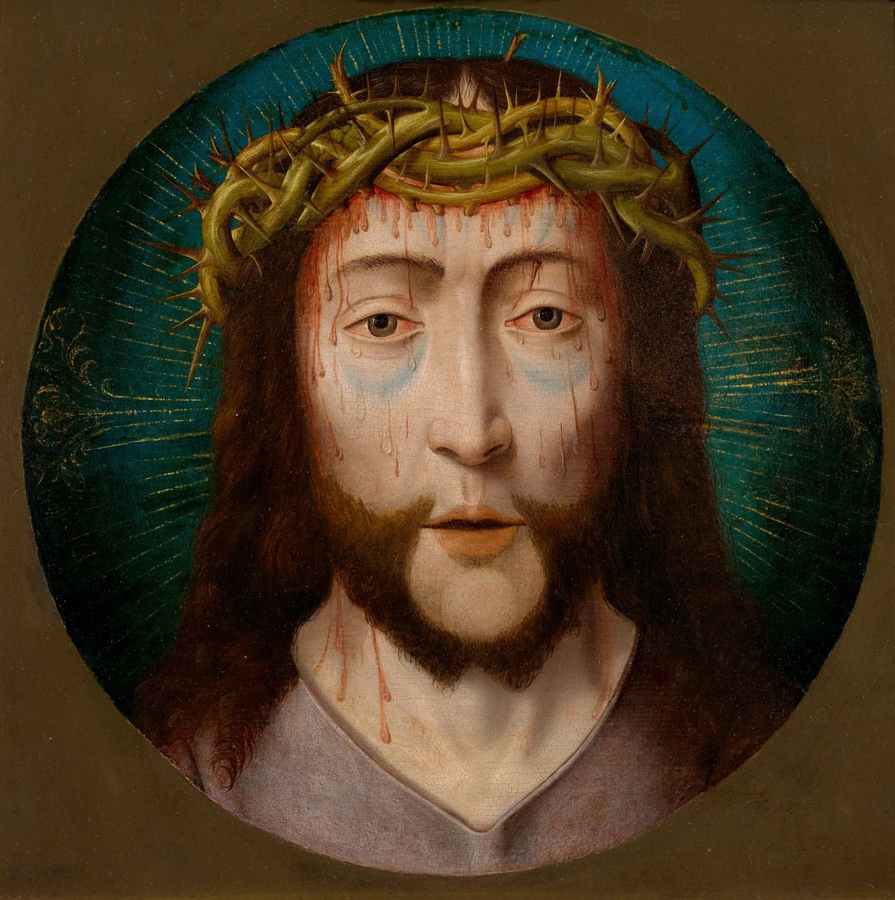 Christus mit Dornenkrone tekijältä Follower of Aelbrecht Bouts