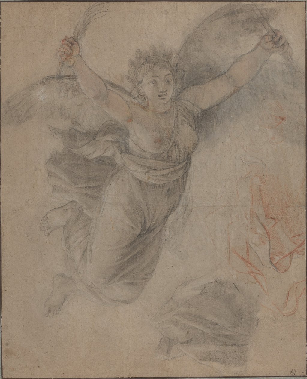 Allegorinen naishahmo tekijältä Follower of Charles Le Brun