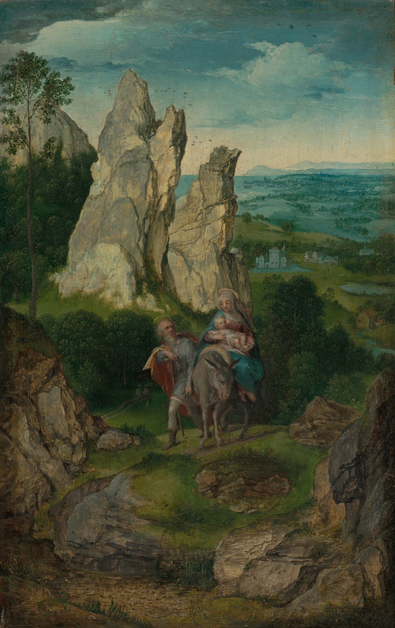 Lento Egyptiin tekijältä Follower of Joachim Patinir