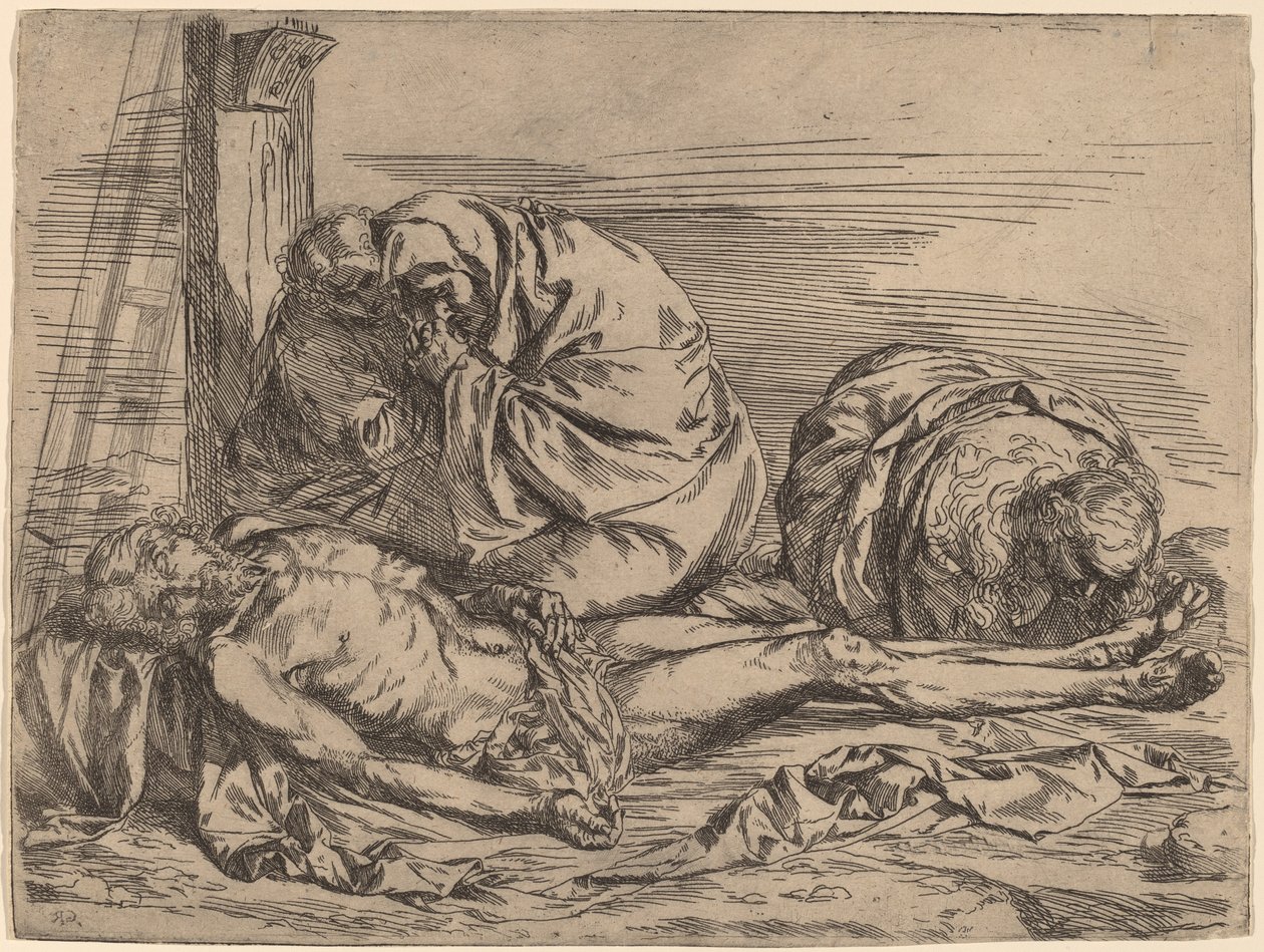 La Lamentació finlandesa tekijältä Follower of Jusepe de Ribera