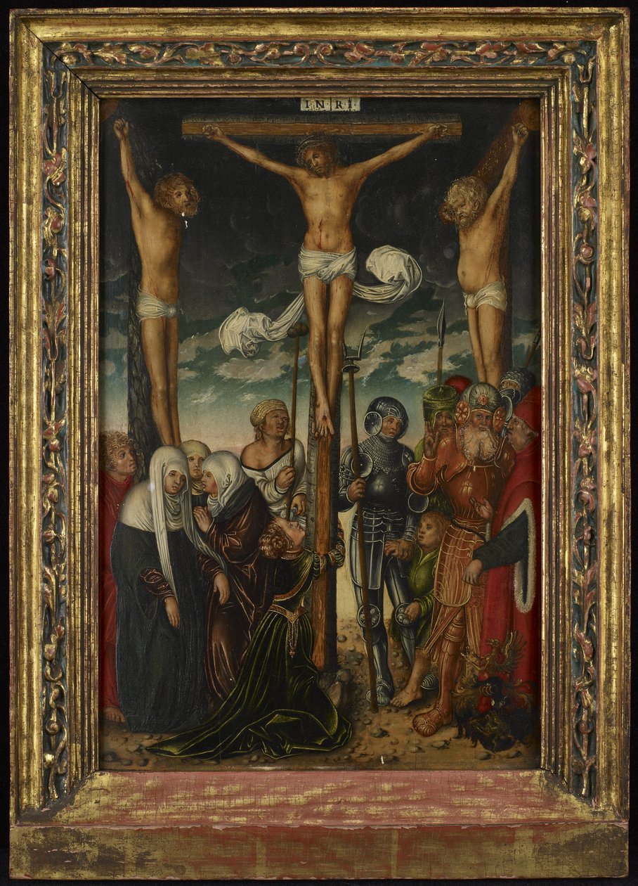 Ristiinnaulitseminen tekijältä Follower of Lucas Cranach the Elder