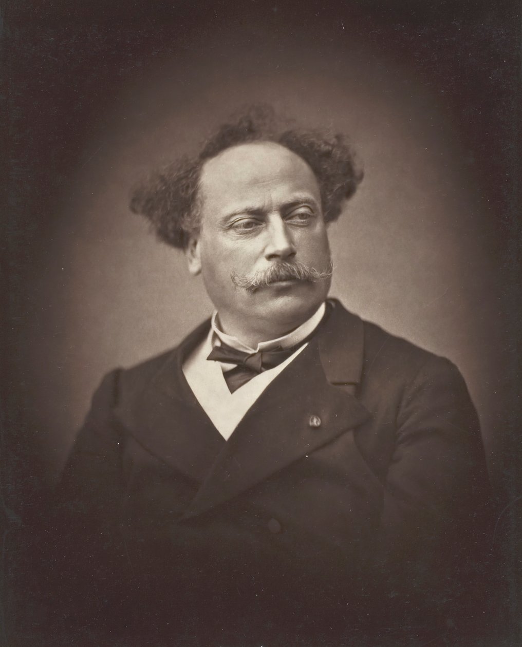 Alexandre Dumas, ranskalainen kirjailija ja näytelmäkirjailija, 1824-1895, 187576. tekijältä Fontaine
