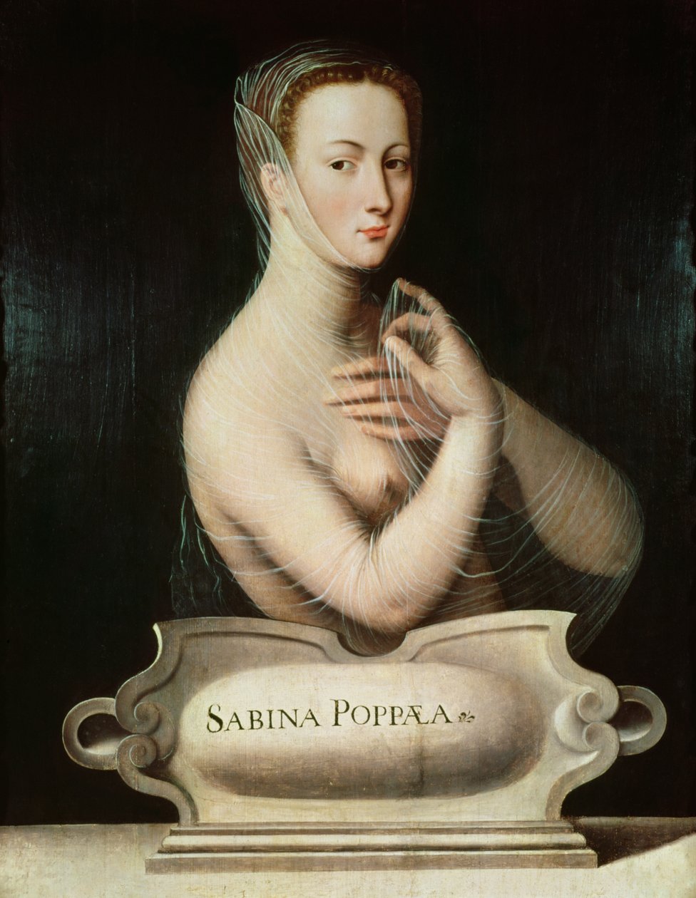 Sabina Poppaea, noin 1570 tekijältä Fontainebleau School