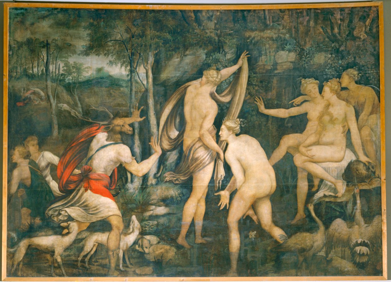 Diane et Acteon - Diana ja Actaeon ... tekijältä Fontainebleau School