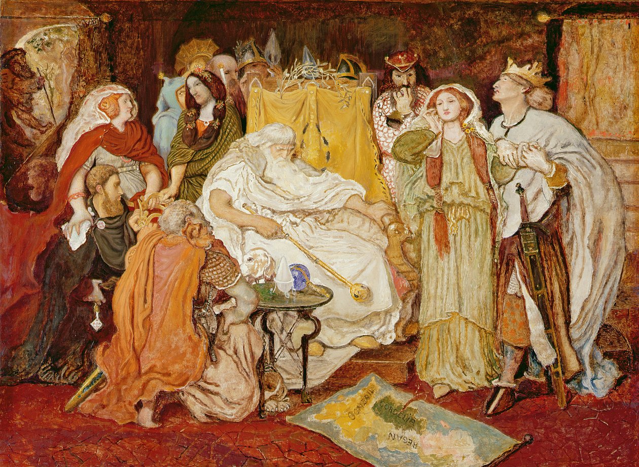 Cordelian osa, n.1867-75 tekijältä Ford Madox Brown