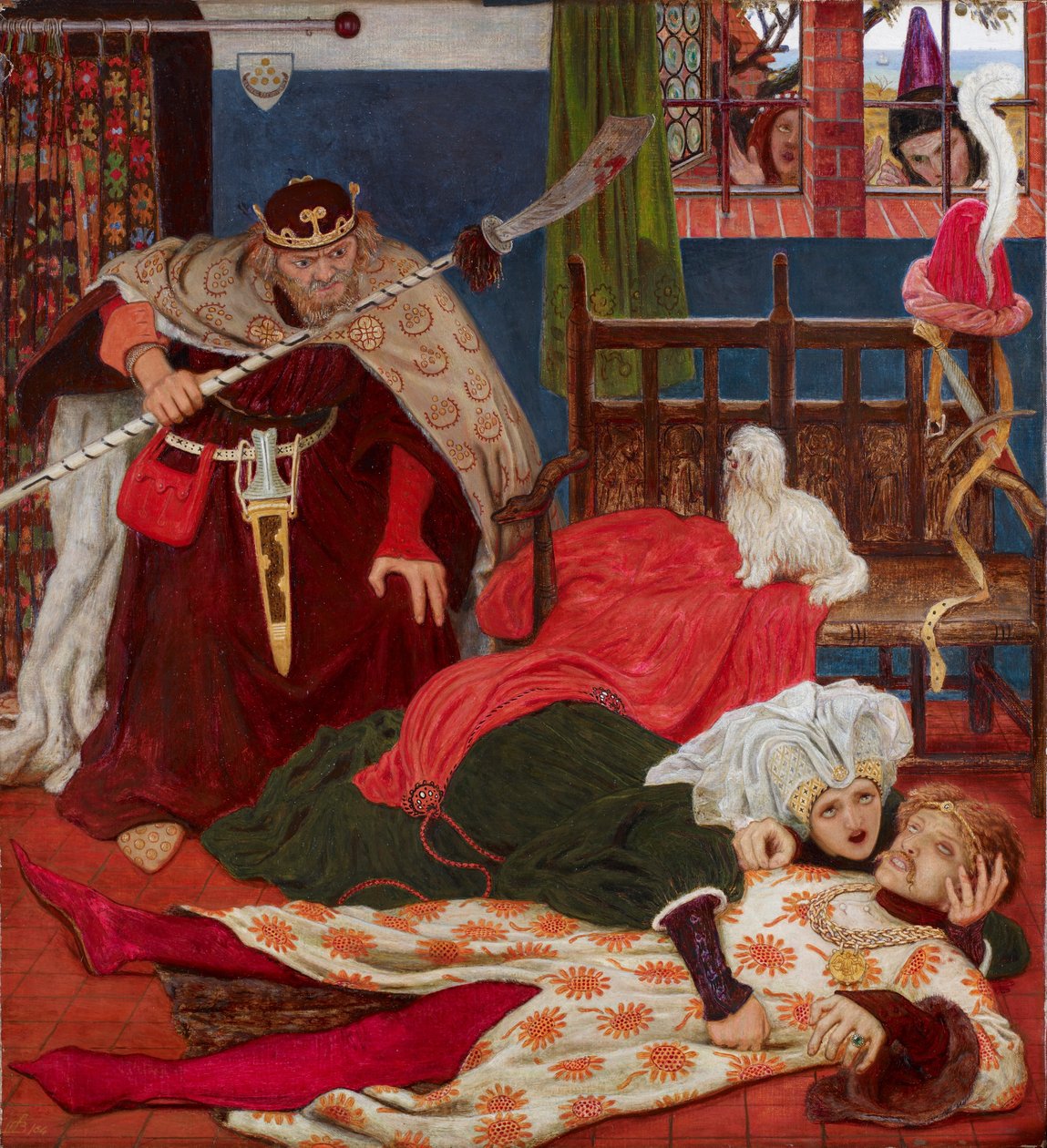 Sir Tristramin kuolema tekijältä Ford Madox Brown