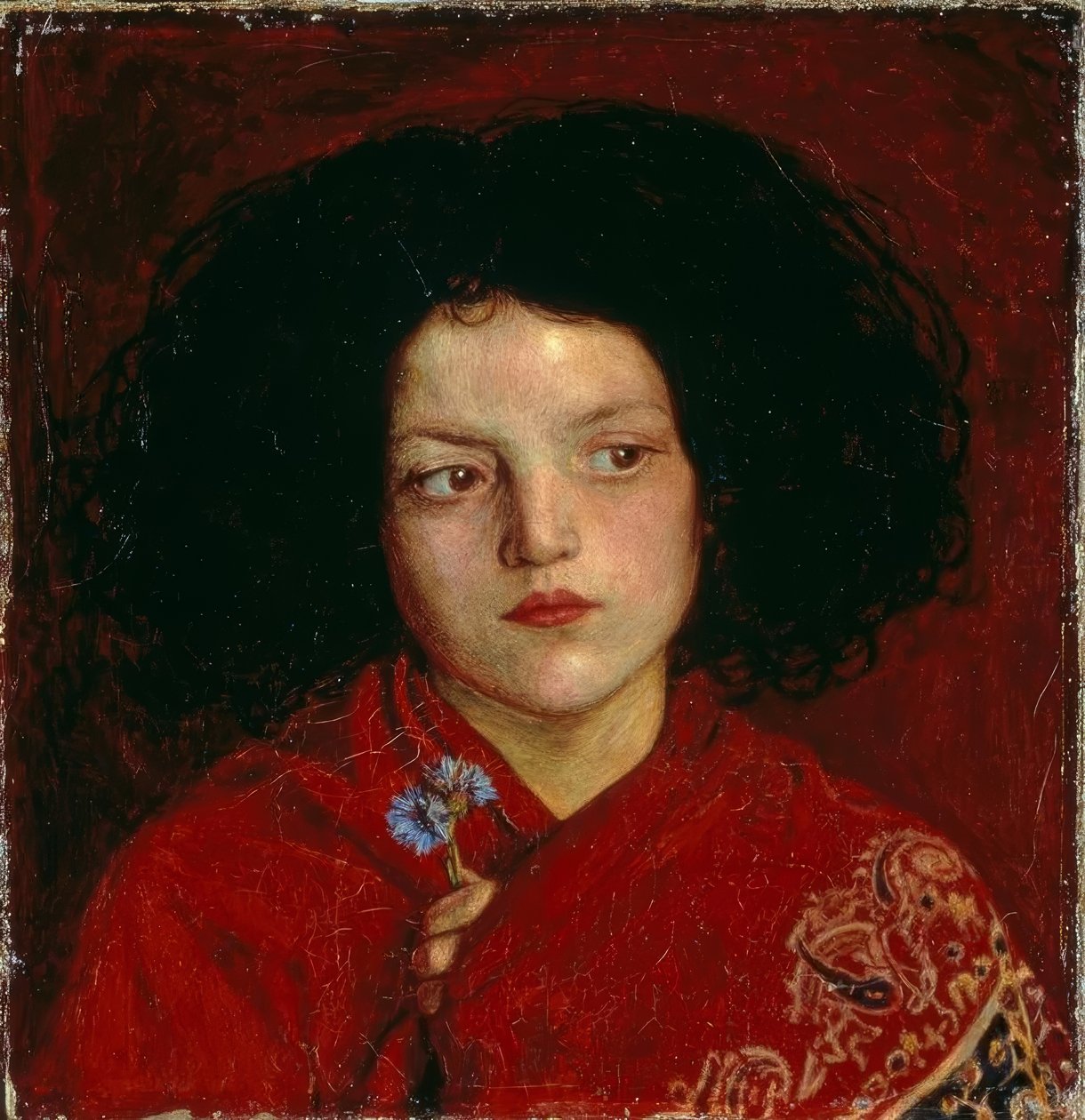 F.M.Brown, Das irische Mädchen tekijältä Ford Madox Brown
