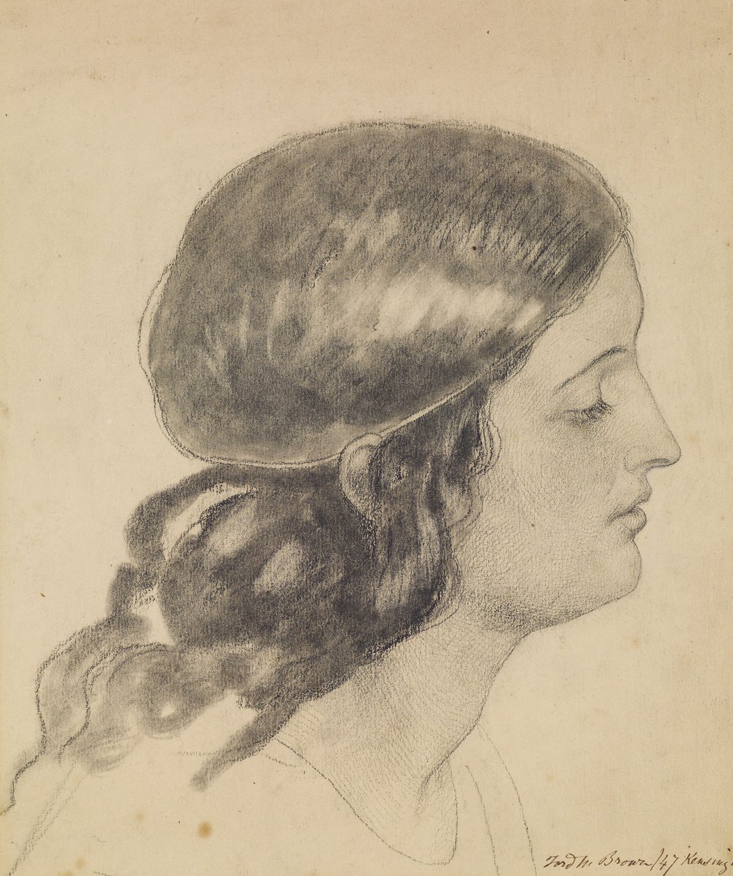 Meidän lauantai -illan Ladye tekijältä Ford Madox Brown