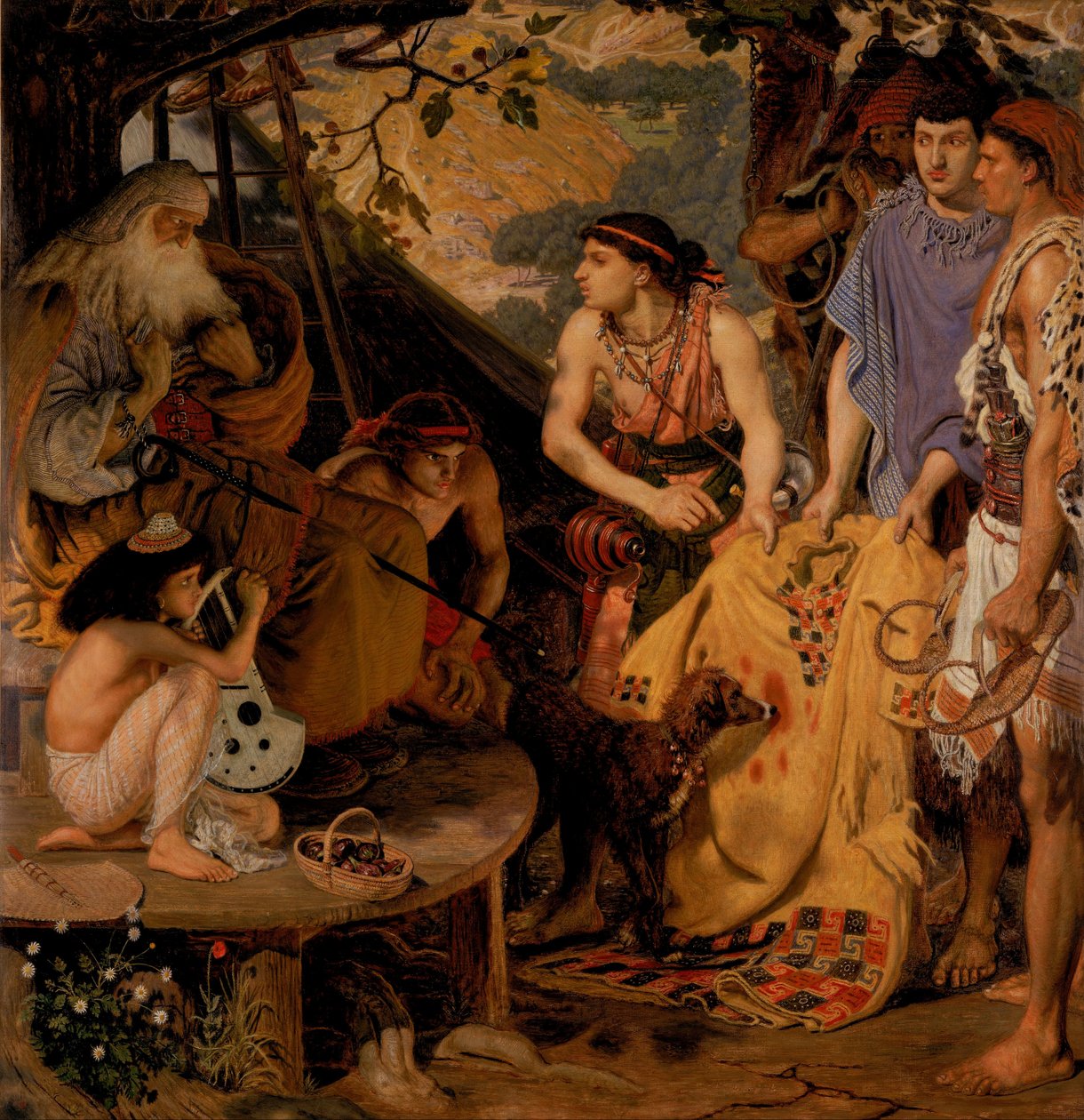 Useiden värien takki tekijältä Ford Madox Brown