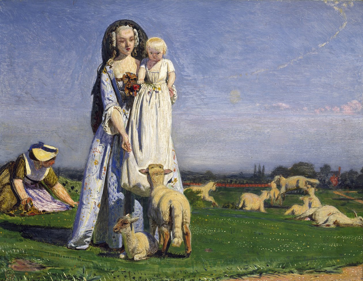 Kauniit Baa-lampaat, 1852 tekijältä Ford Madox Brown