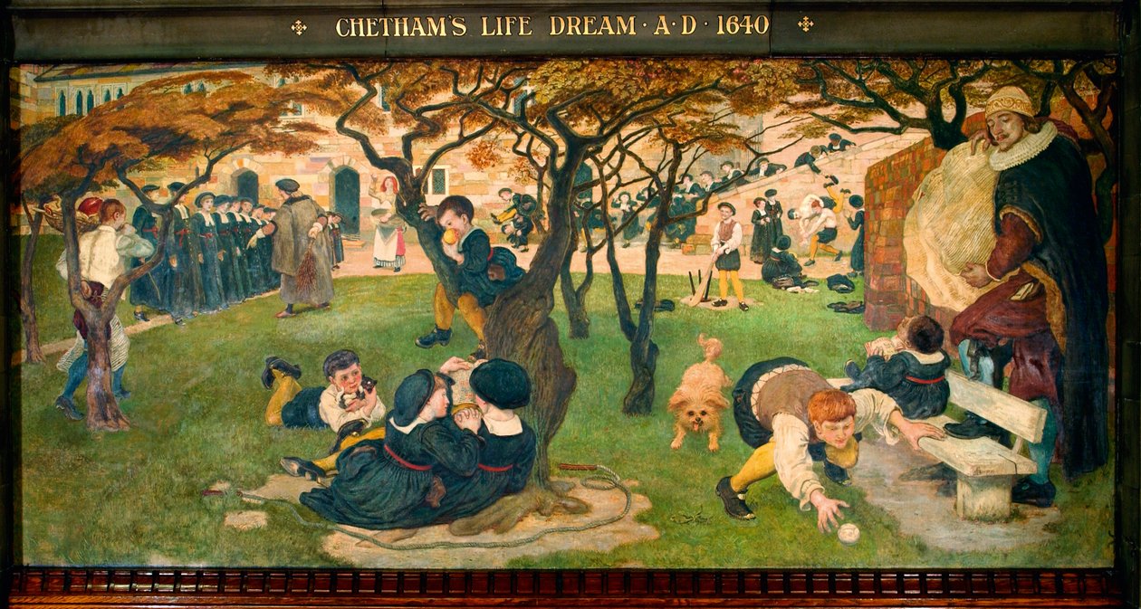 Chethamin elämänunelma AD 1640 tekijältä Ford Madox Brown