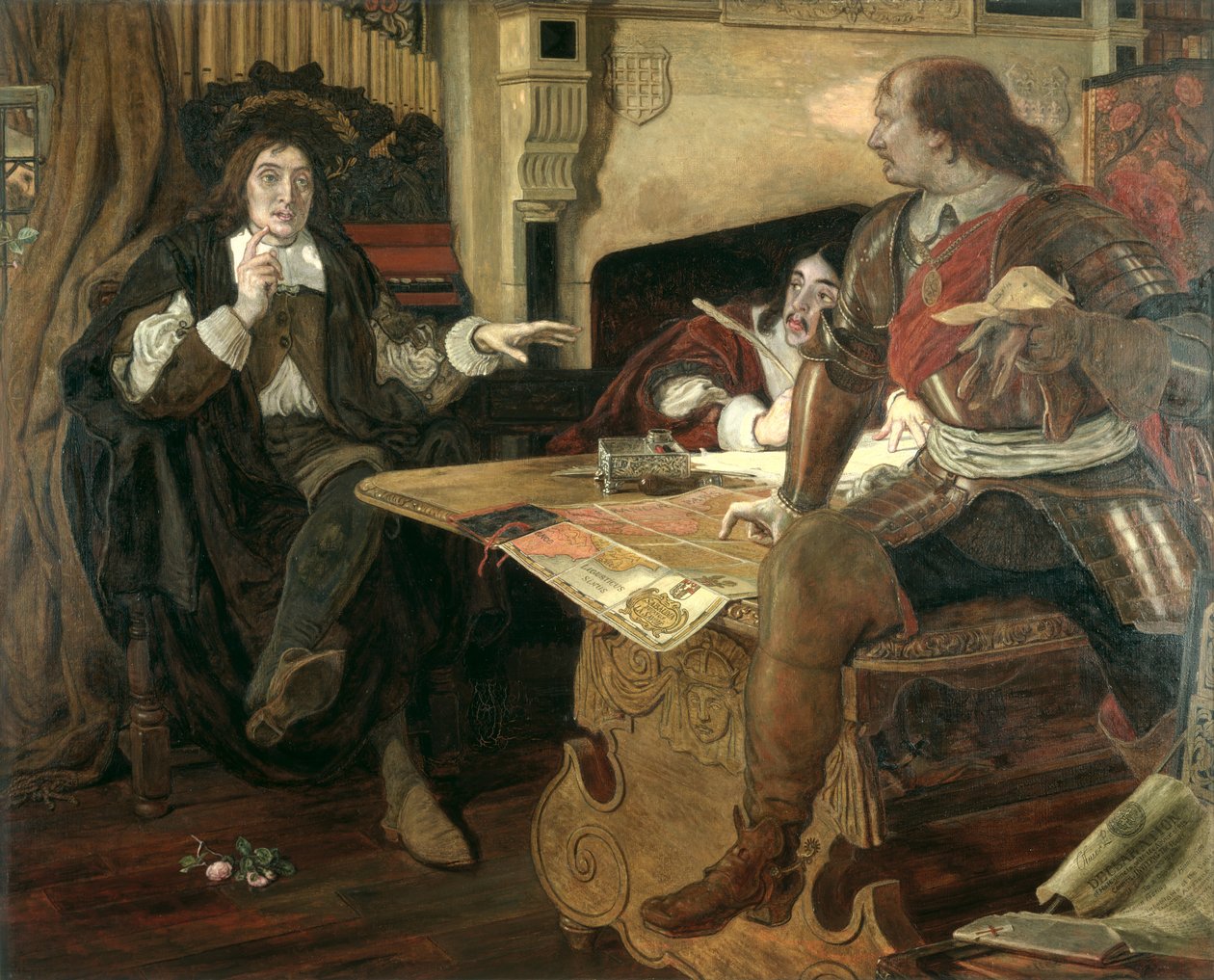 Cromwell, Vaudoisin suojelija tekijältä Ford Madox Brown