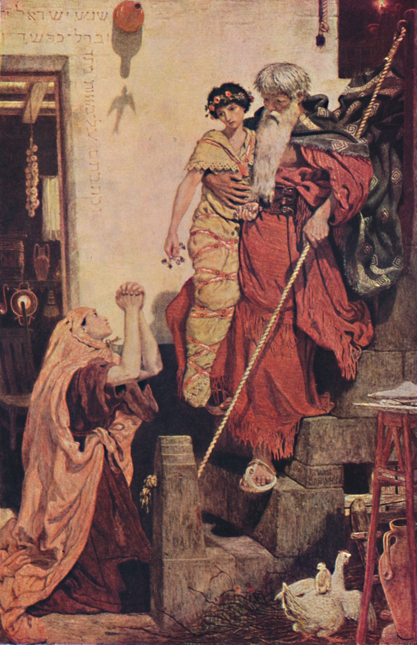 Elia ennallistamassa leskien poikaa, 1868, 1947 tekijältä Ford Madox Brown