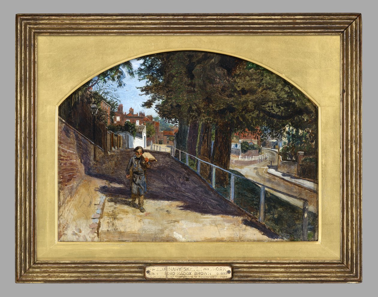 Heath Street, Hampstead tekijältä Ford Madox Brown