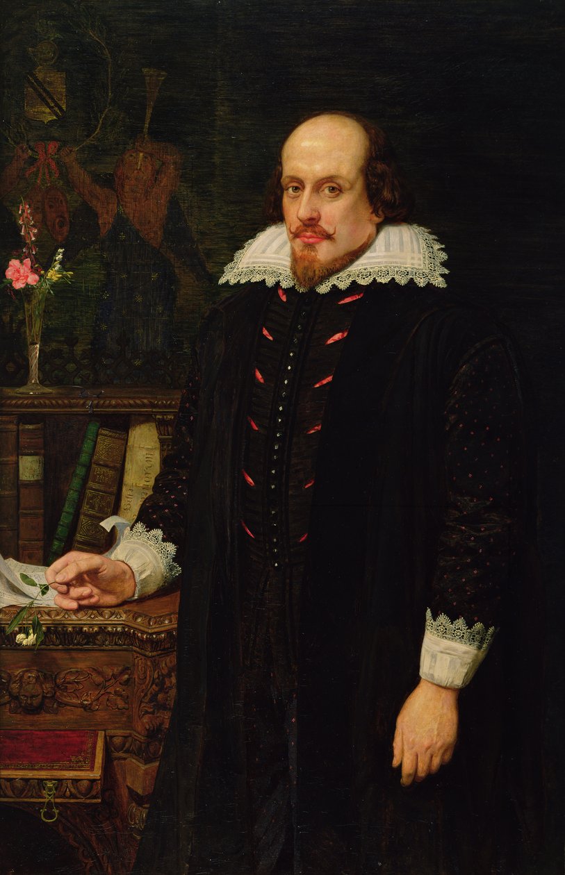 William Shakespearen (1564-1616) muotokuva 1849 (öljy kankaalle) tekijältä Ford Madox Brown