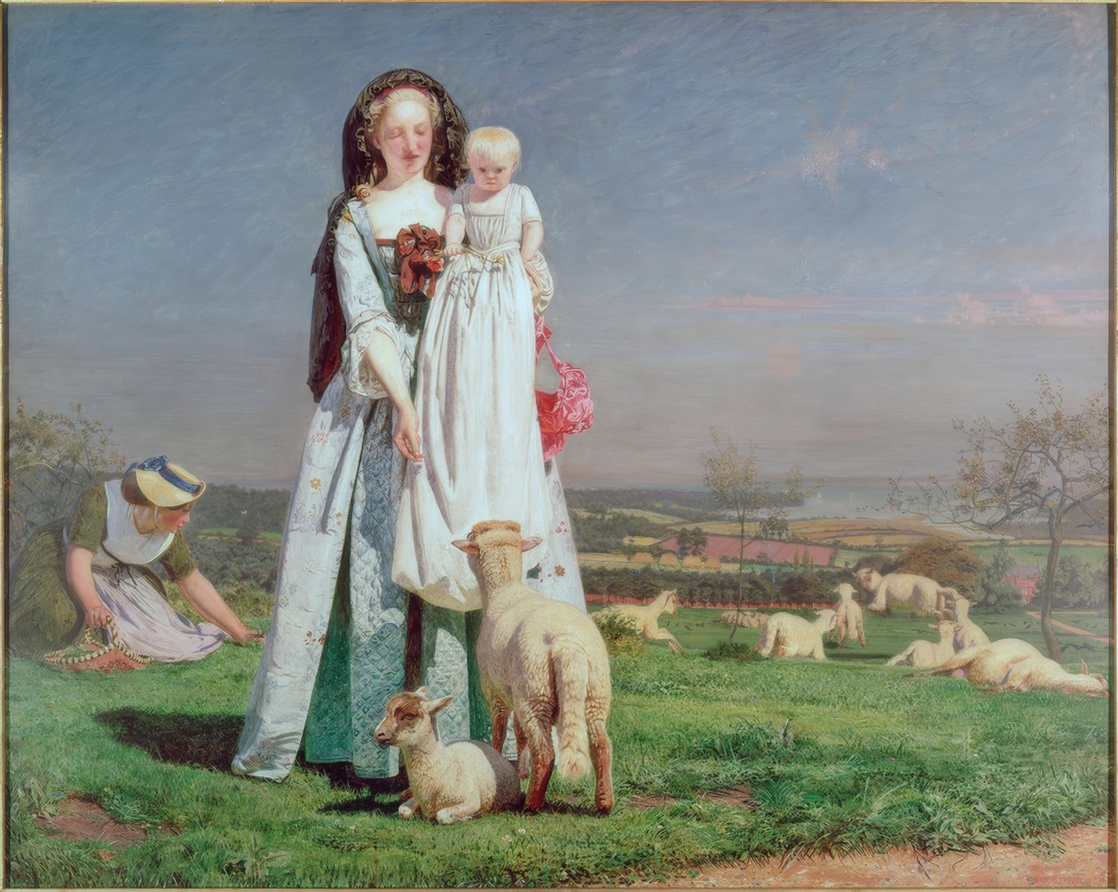 Kauniita Baa-lampaita tekijältä Ford Madox Brown