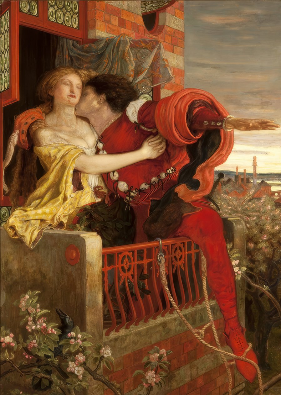 Romeo ja Julia tekijältä Ford Madox Brown