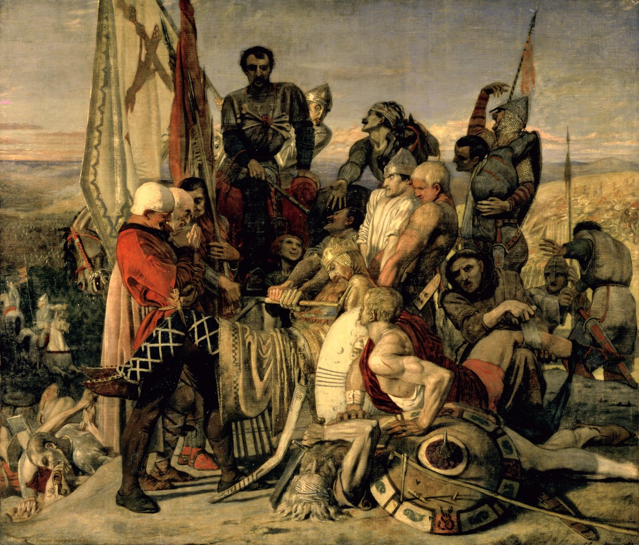 Haroldin ruumis toi William Valloittajan eteen tekijältä Ford Madox Brown
