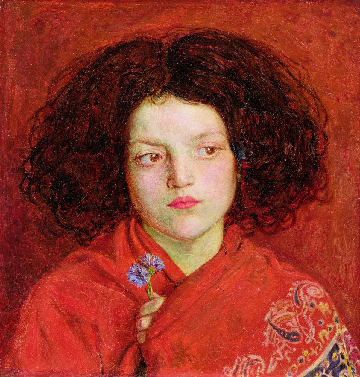 Irlantilainen tyttö tekijältä Ford Madox Brown