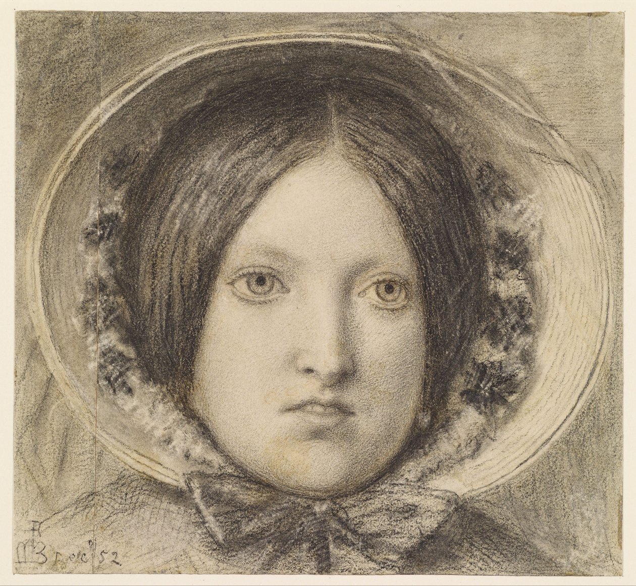 The Last of England - Emma Hillin muotokuva tekijältä Ford Madox Brown