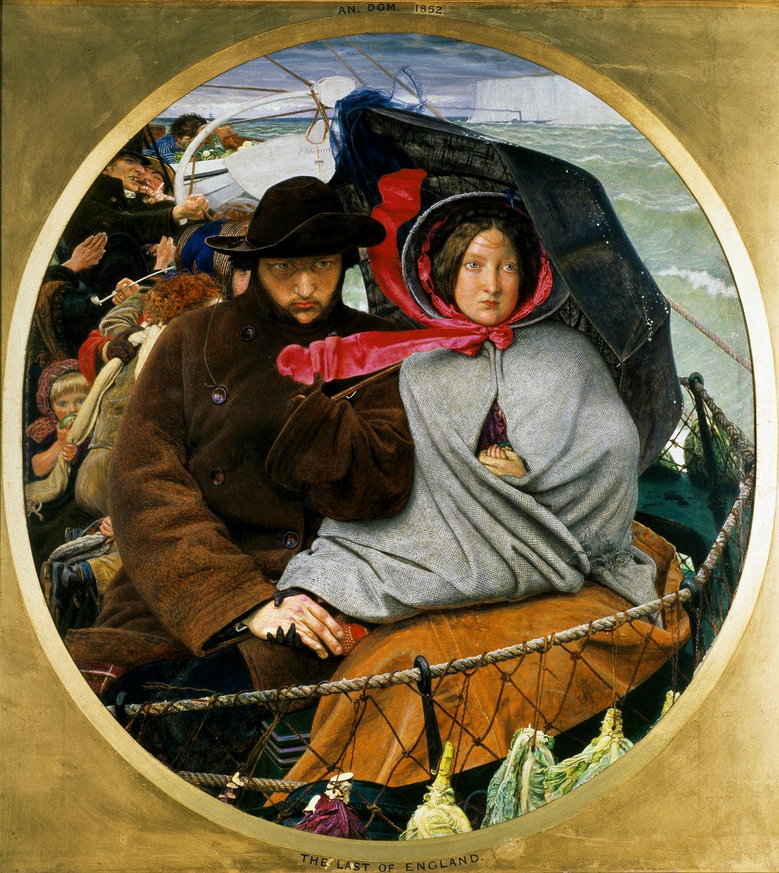 The Last of England, 1852-55 tekijältä Ford Madox Brown
