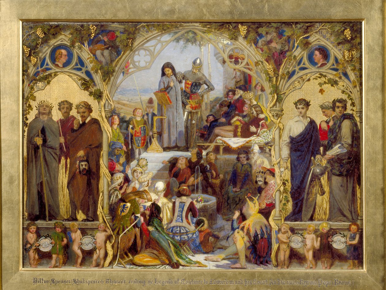 Les llavors i els fruits de la poesia anglesa, 1845-1853 finlandès tekijältä Ford Madox Brown