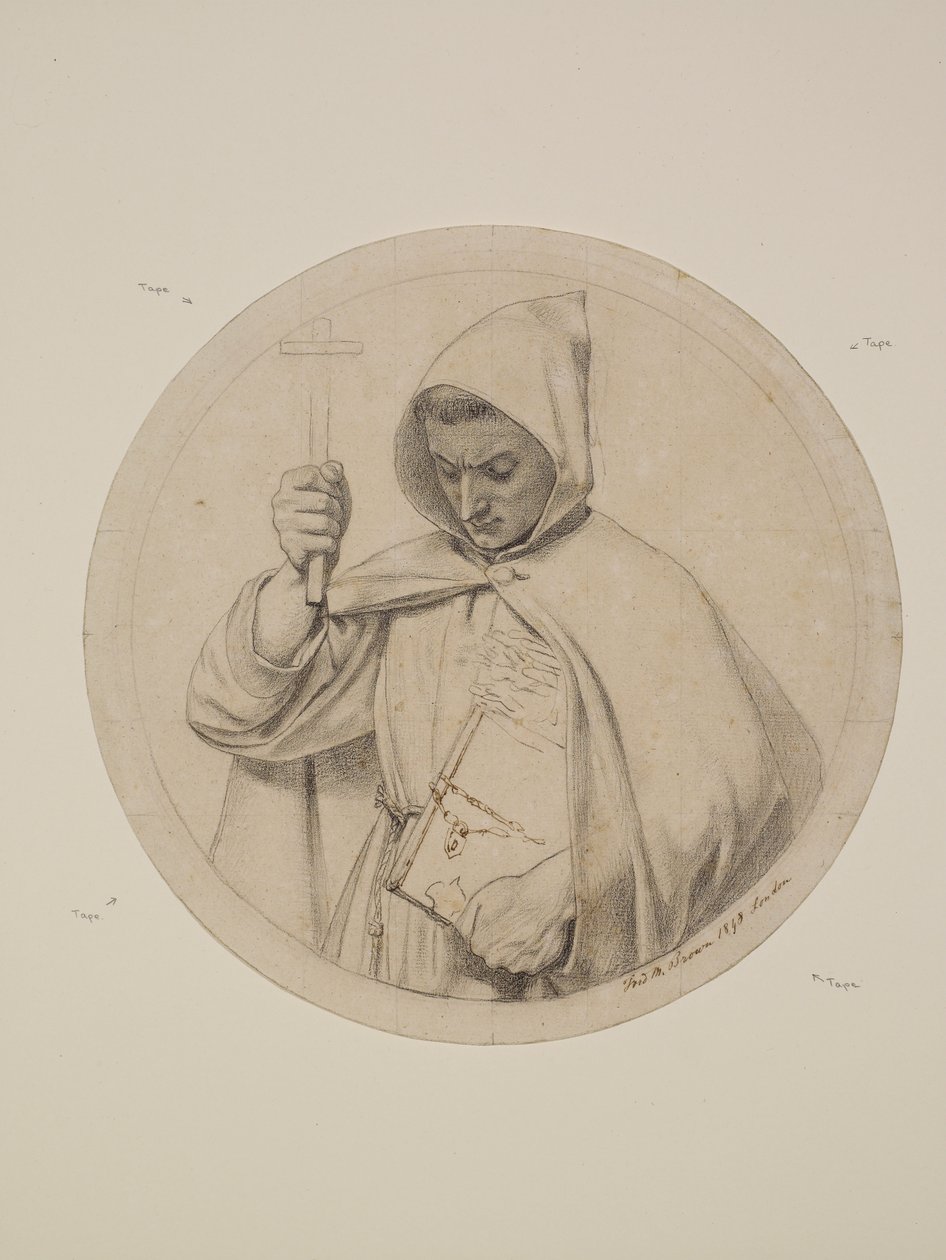 Wycliffe lukemassa raamatunkäännöstään - Tutkimus katolista uskoa edustavasta munkista tekijältä Ford Madox Brown