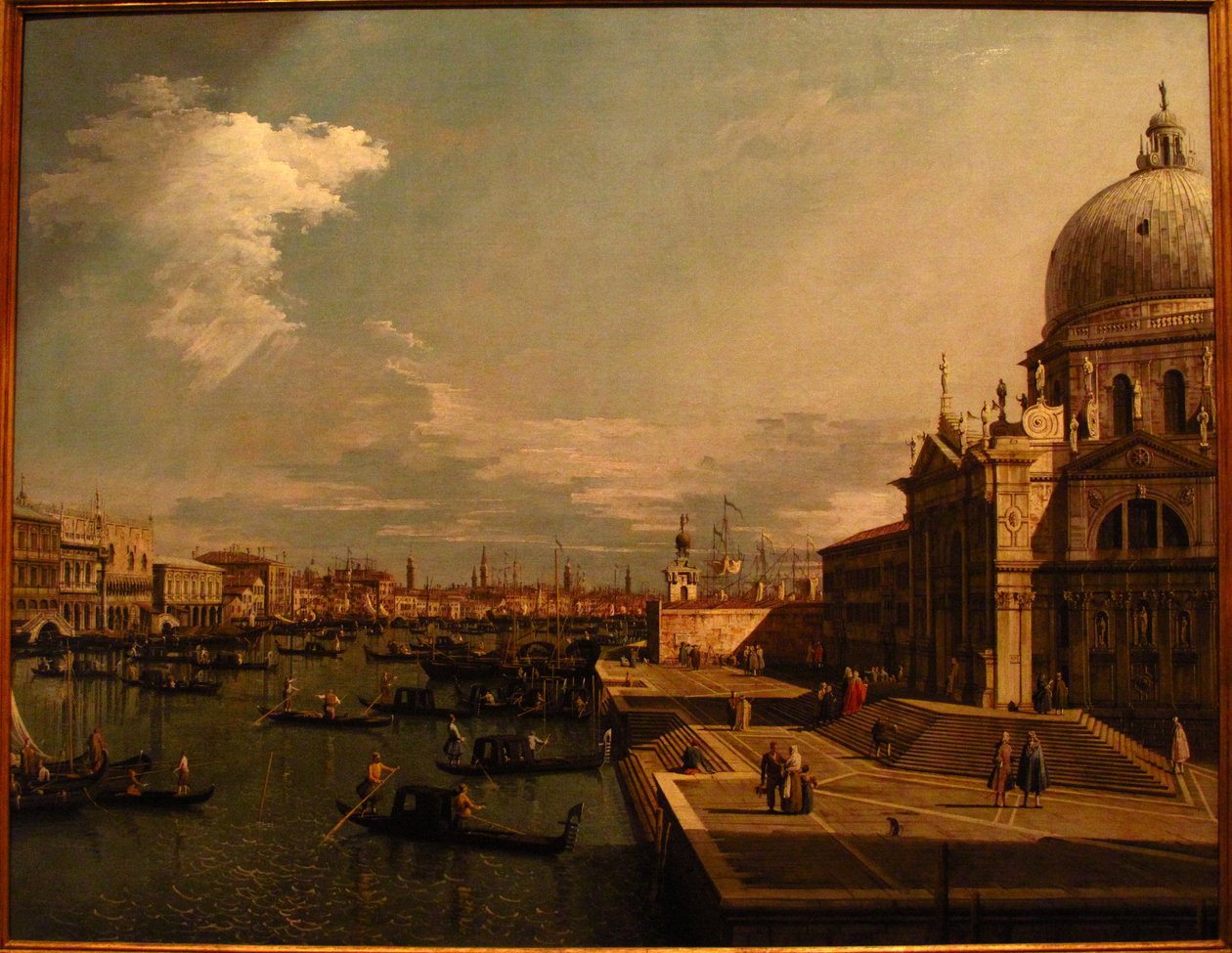 Suuri kanava S. Maria della Saluten kanssa tekijältä Formerly Canaletto