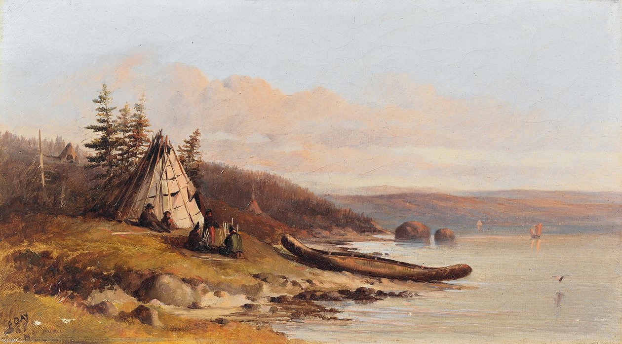 Mahonin lahdella itään katsoen, 15. elokuuta 1865 tekijältä Forshaw Day