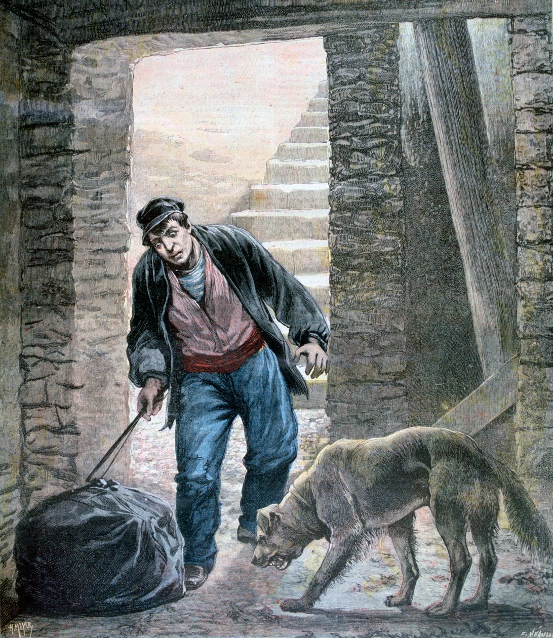 Rikos Rue Botzarisilla, Pariisissa, 1892 tekijältä Fortuné Méaulle