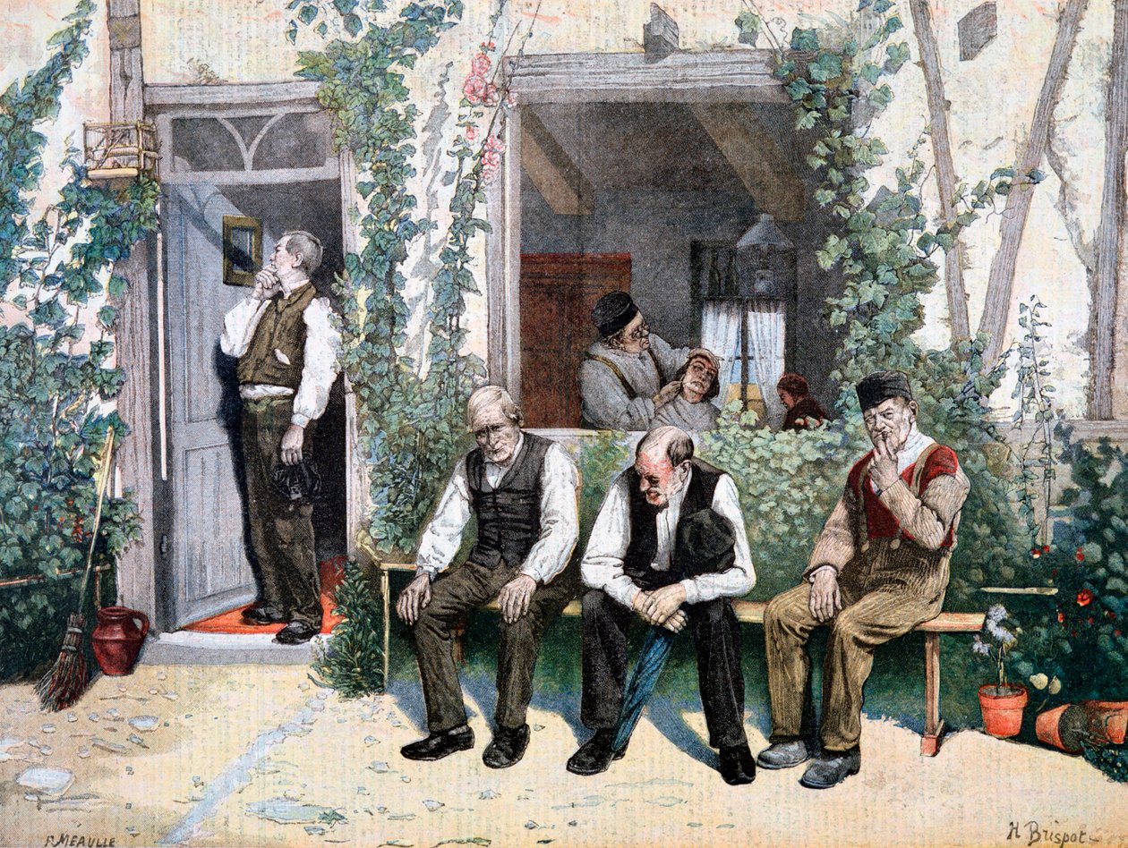 Parturissa, 1895 tekijältä Fortuné Méaulle