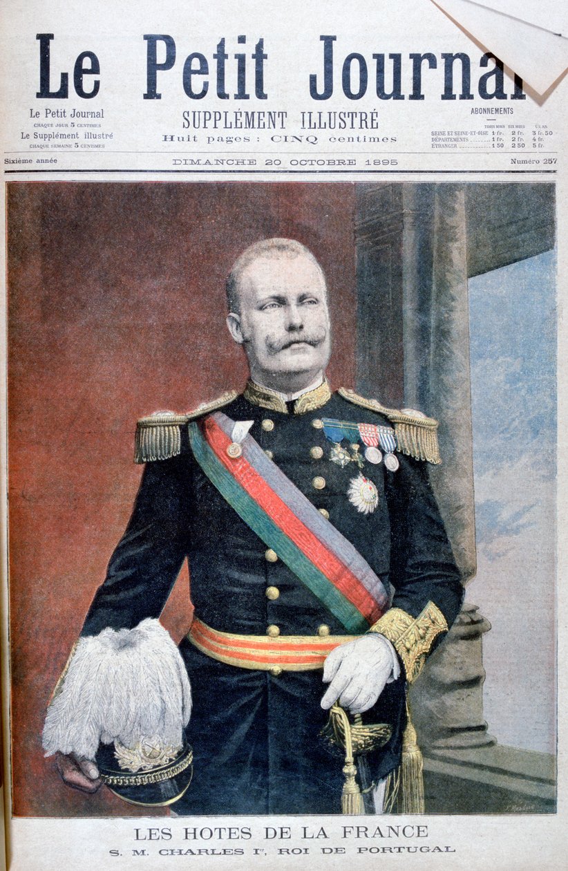 Kaarle I, Portugalin kuningas, 1895 tekijältä Fortuné Méaulle