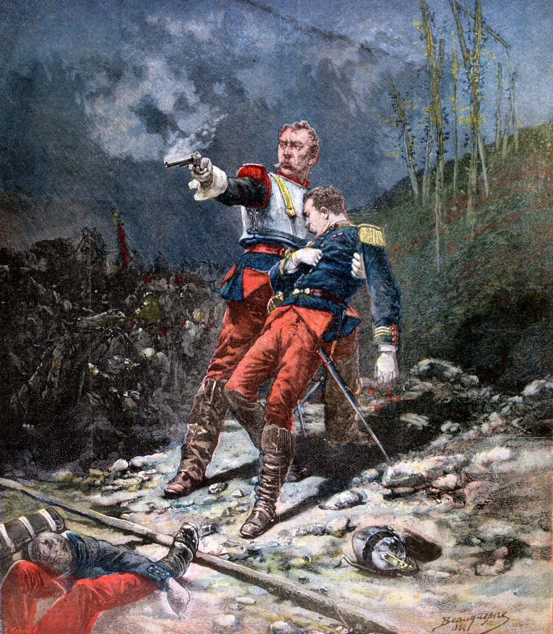 Face the Enemy, 1884, 1890 tekijältä Fortuné Méaulle