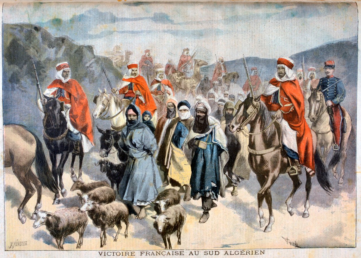 Ranskan voitto Etelä-Algeriassa 1897 tekijältä Fortuné Méaulle